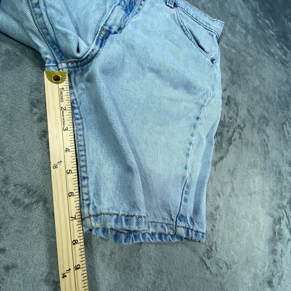 Vintage Levis 505 Jean Shorts 30 Blue Light Wash Orange Tab Jorts 90s Stone